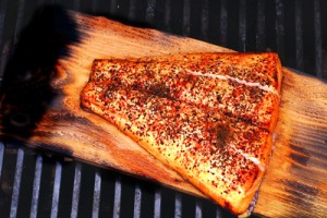Planked Salmon